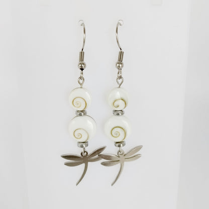 Boucles d'oreilles en pierres naturelles - Oeil de Sainte Lucie