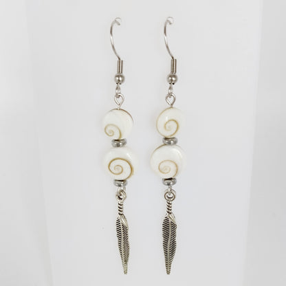 Boucles d'oreilles en pierres naturelles - Oeil de Sainte Lucie