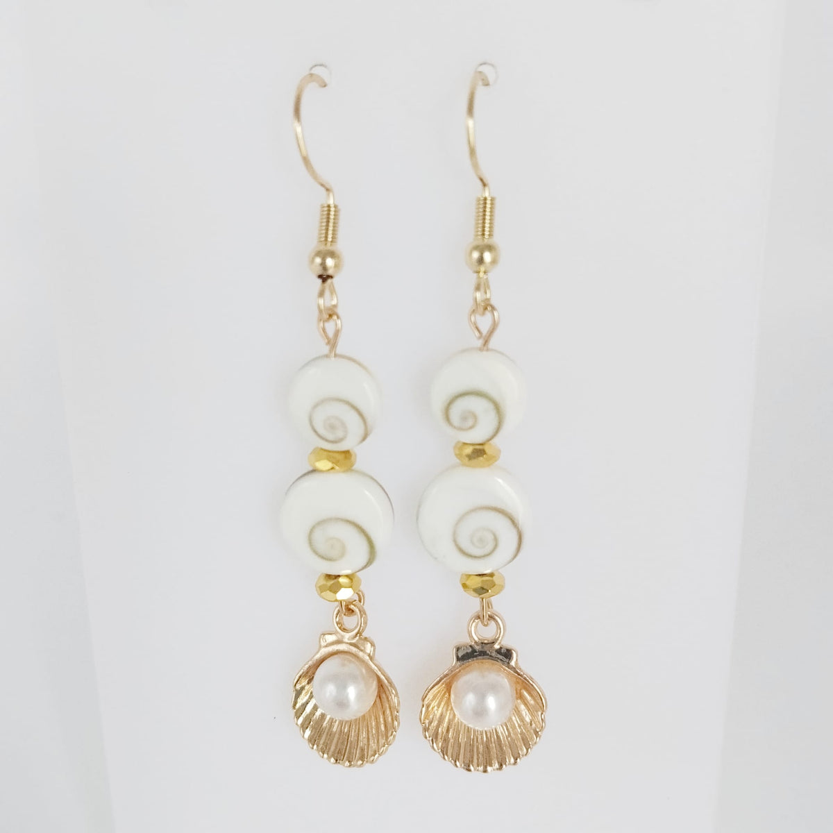 Boucles d'oreilles en pierres naturelles - Oeil de Sainte Lucie