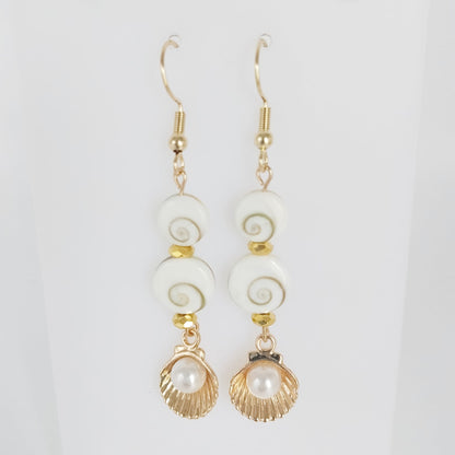 Boucles d'oreilles en pierres naturelles - Oeil de Sainte Lucie