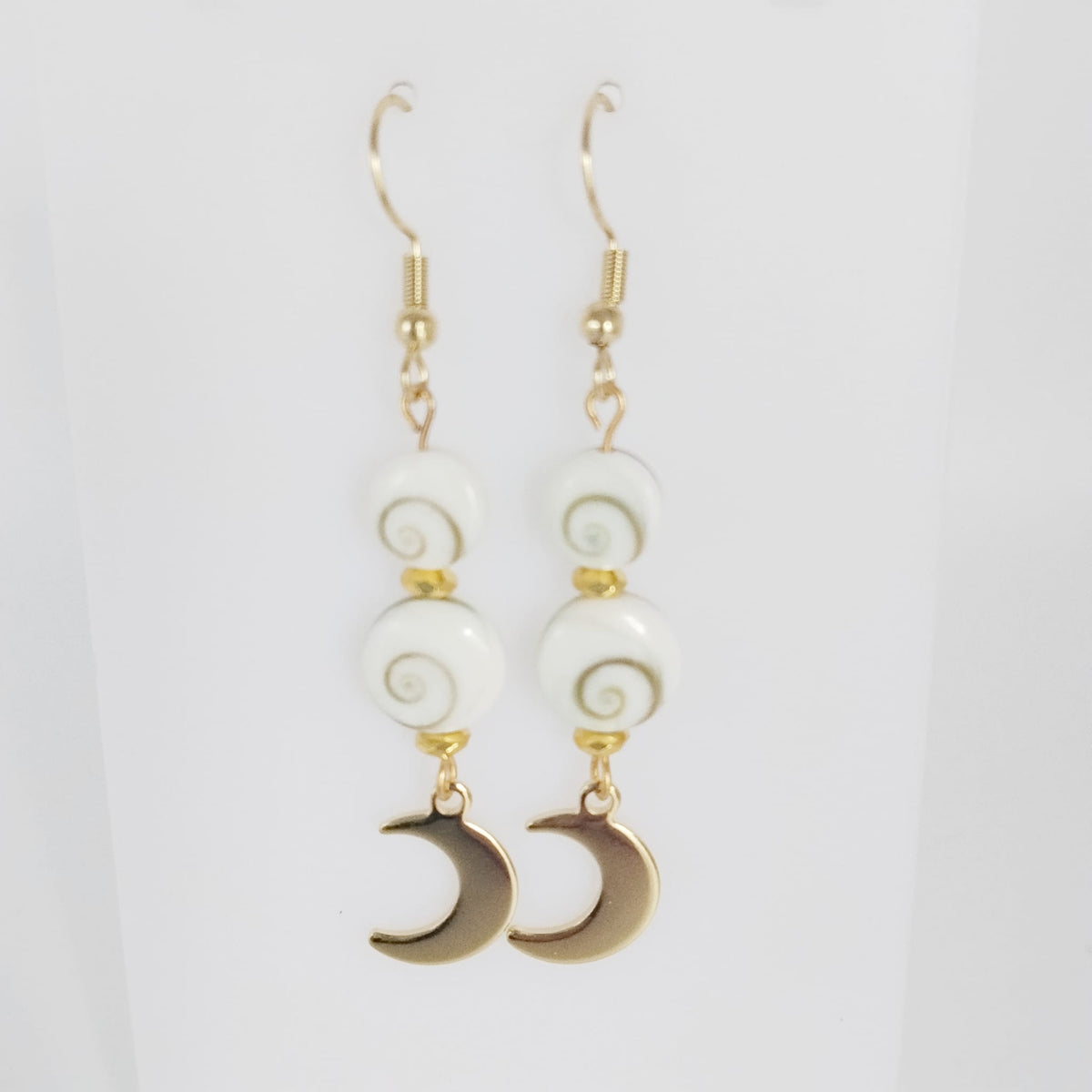 Boucles d'oreilles en pierres naturelles - Oeil de Sainte Lucie