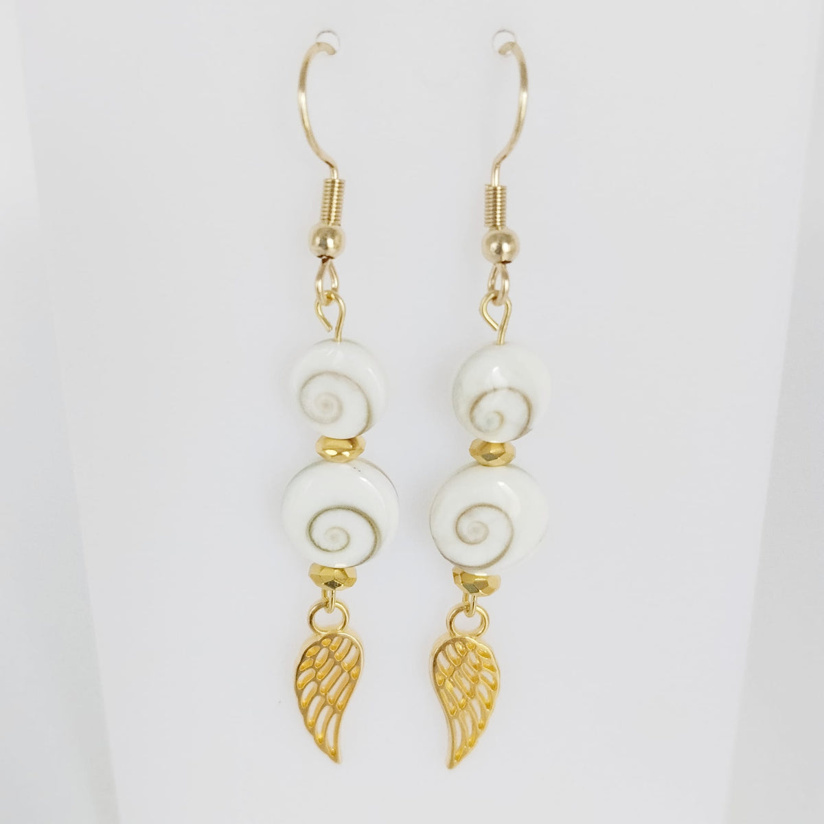 Boucles d'oreilles en pierres naturelles - Oeil de Sainte Lucie
