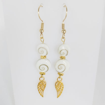 Boucles d'oreilles en pierres naturelles - Oeil de Sainte Lucie