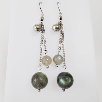 Découvrez notre parure en Labradorite naturelle AA & AAA, aux magnifiques reflets irisés. Un bijou élégant associé à la protection et à l’intuition en lithothérapie.