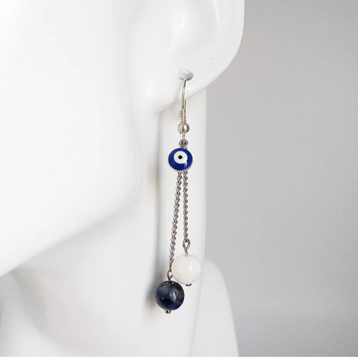 Boucles d'oreilles  Protection - Sérénité - Intuition