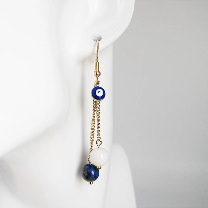 Boucles d'oreilles  Protection - Sérénité - Intuition