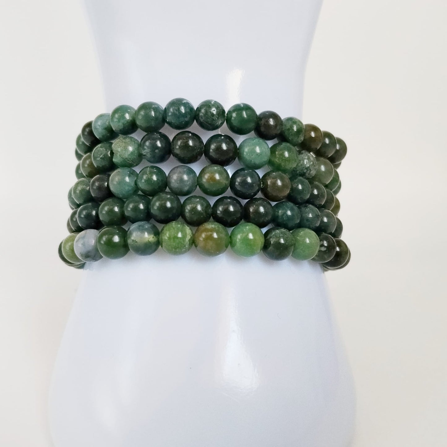 Bracelet Agate Mousse Femme/Homme en pierres naturelles