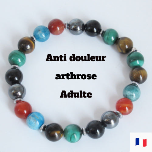 Bracelet anti-douleur arthrose Femme/Homme en pierres naturelles https://monjolicaillou.fr/products/bracelet-anti-douleur-arthrose Notre bracelet en pierre naturelle anti-douleur pour arthrose femme/homme est conçu pour soulager les douleurs articulaires et améliorer la circulation sanguine dans les zones touchées. Les six pierres naturelles utilisées dans sa fabrication travaillent en synergie pour apporter un soulagement efficace et durable.