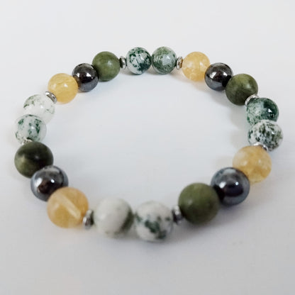 Bracelet diabète pour diabétique Femme/Homme en pierres naturelles