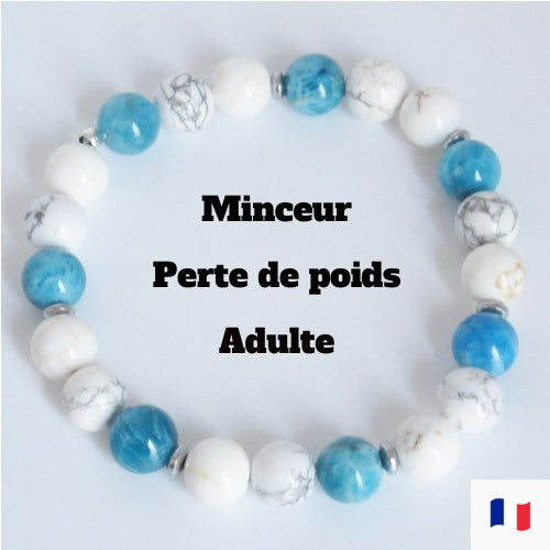 Bracelet minceur amincissant coupe faim pour perdre du poids Femme/Homme en pierres naturelles