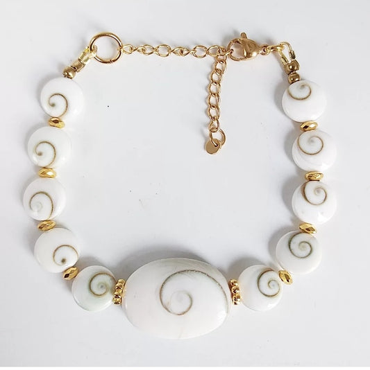 Bracelet - Oeil de Sainte Lucie - Ajustable Femme en pierres naturelles