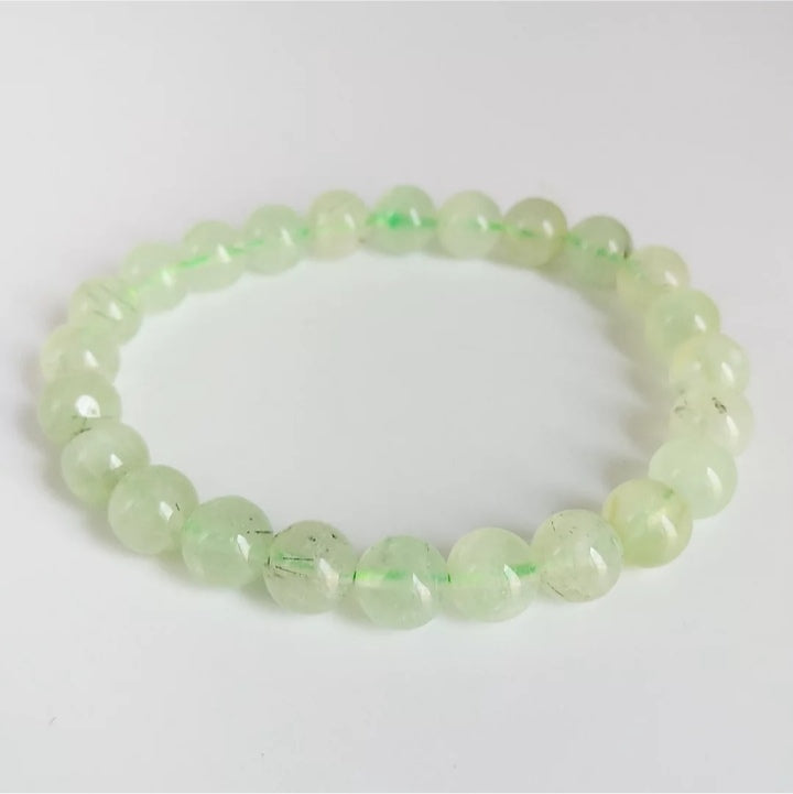Bracelet Préhnite Femme/Homme en pierres naturelles