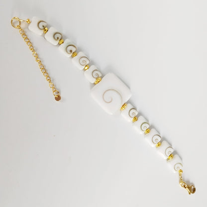 Bracelet - Oeil de Sainte Lucie - Ajustable Femme en pierres naturelles