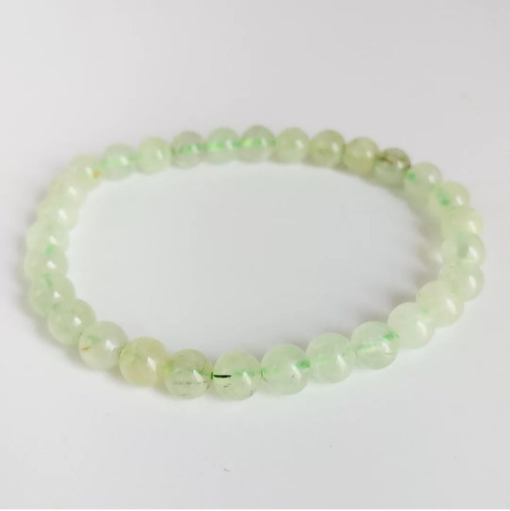 Bracelet Préhnite Femme/Homme en pierres naturelles