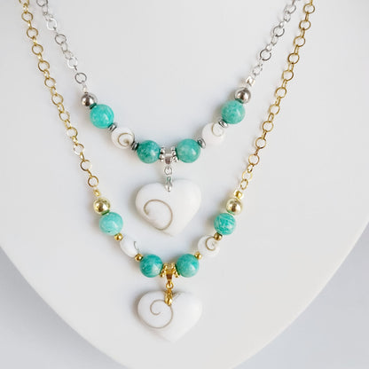 Collier en pierre naturelle - Oeil de Sainte Lucie - Edition limitée