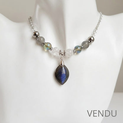 Collier en pierre naturelle - Protection -Sérénité - Énergie