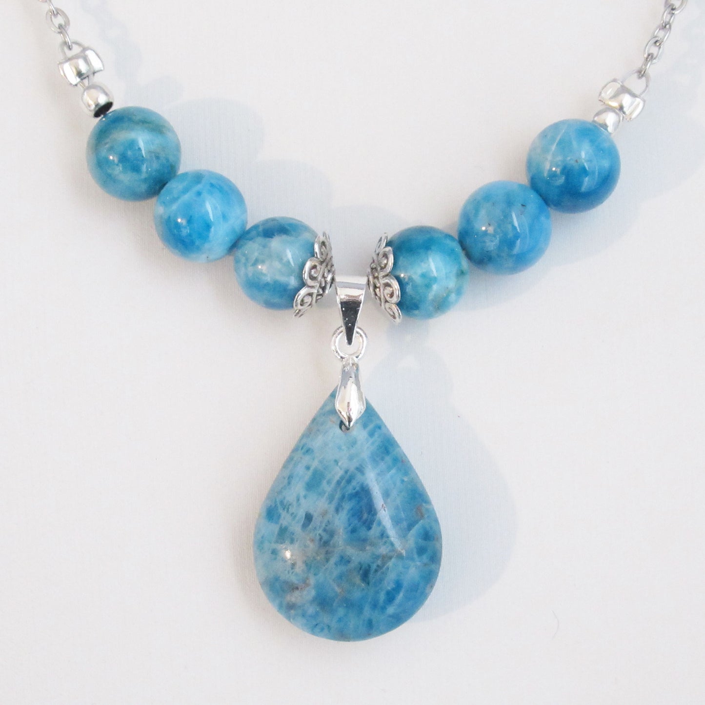 Collier Apatite - Goutte