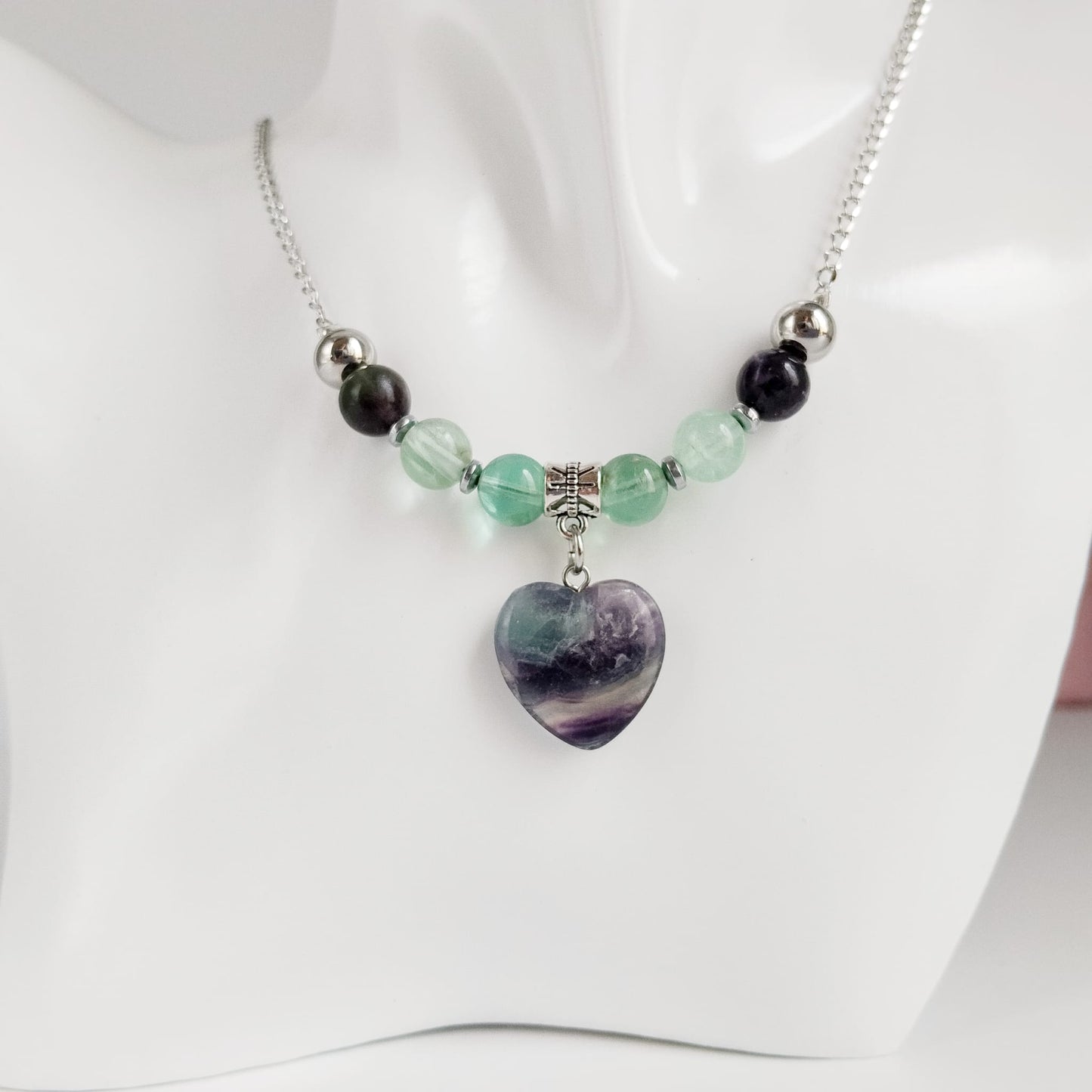 Collier en pierre naturelle - Fluorite