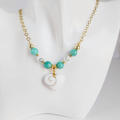 Collier en pierre naturelle - Oeil de Sainte Lucie - Edition limitée