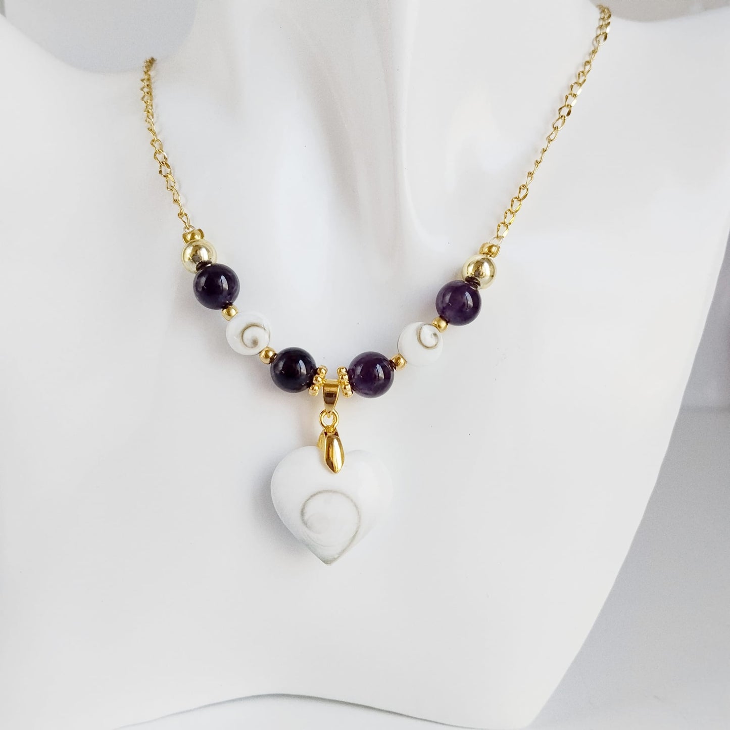 Collier en pierre naturelle - Oeil de Sainte Lucie - Edition limitée