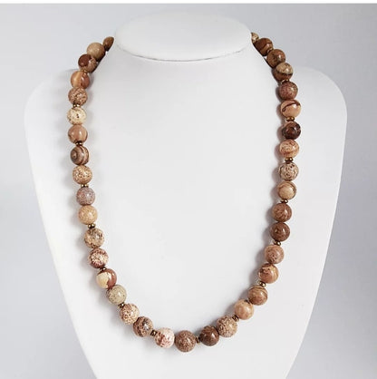 Colliers en pierres naturelles - 10 mm