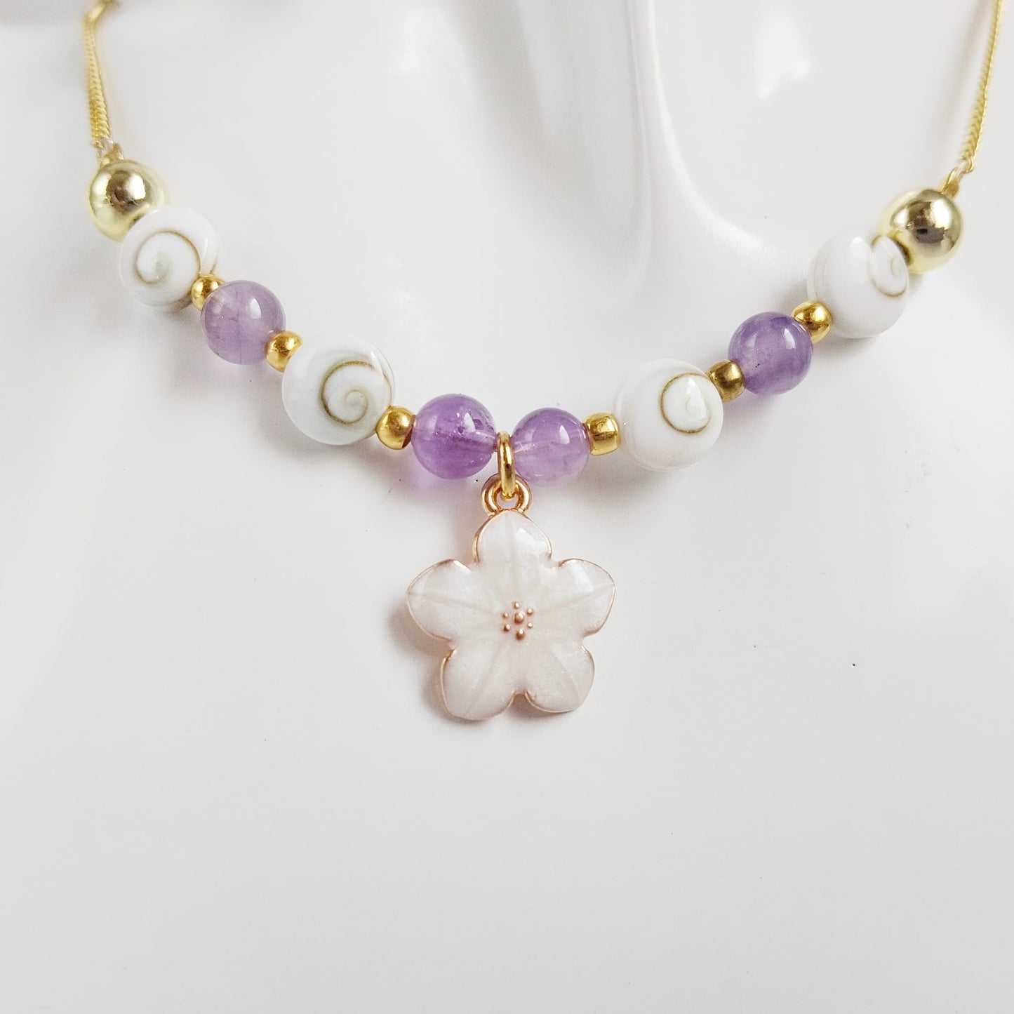 Collier en pierre naturelle - Oeil de Sainte Lucie