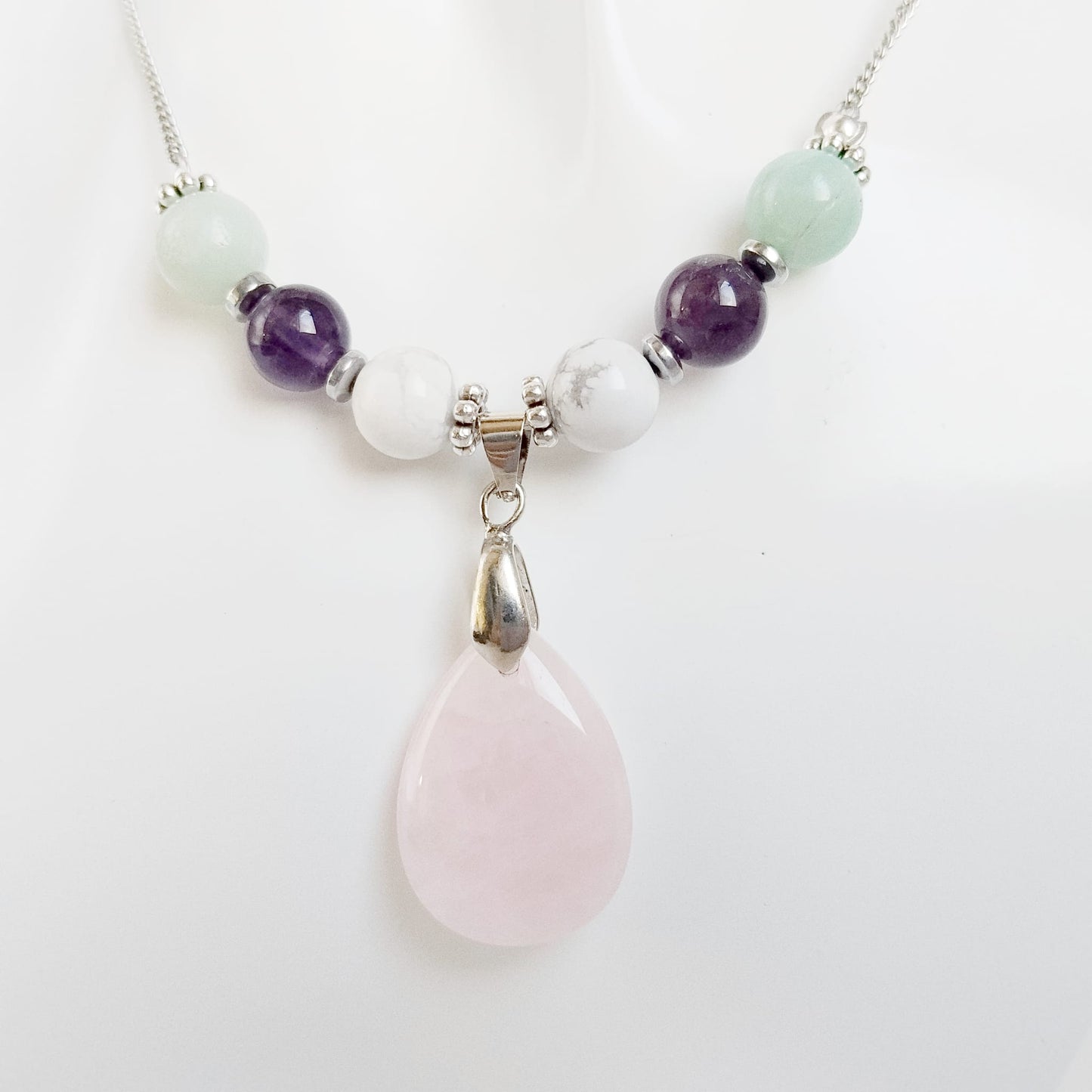 Collier en pierre naturelle - anti stress et angoisse Femme