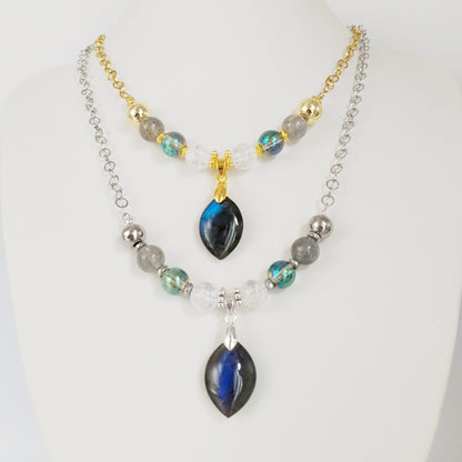Collier en pierre naturelle - Protection -Sérénité - Énergie