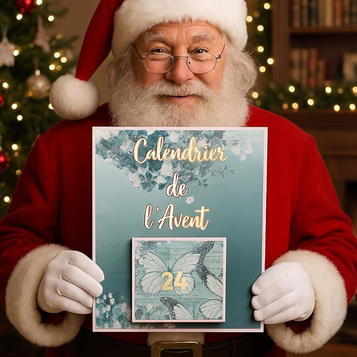 Calendrier de l'avent pierres naturelles en scrapbooking 2026 - Edition limitée