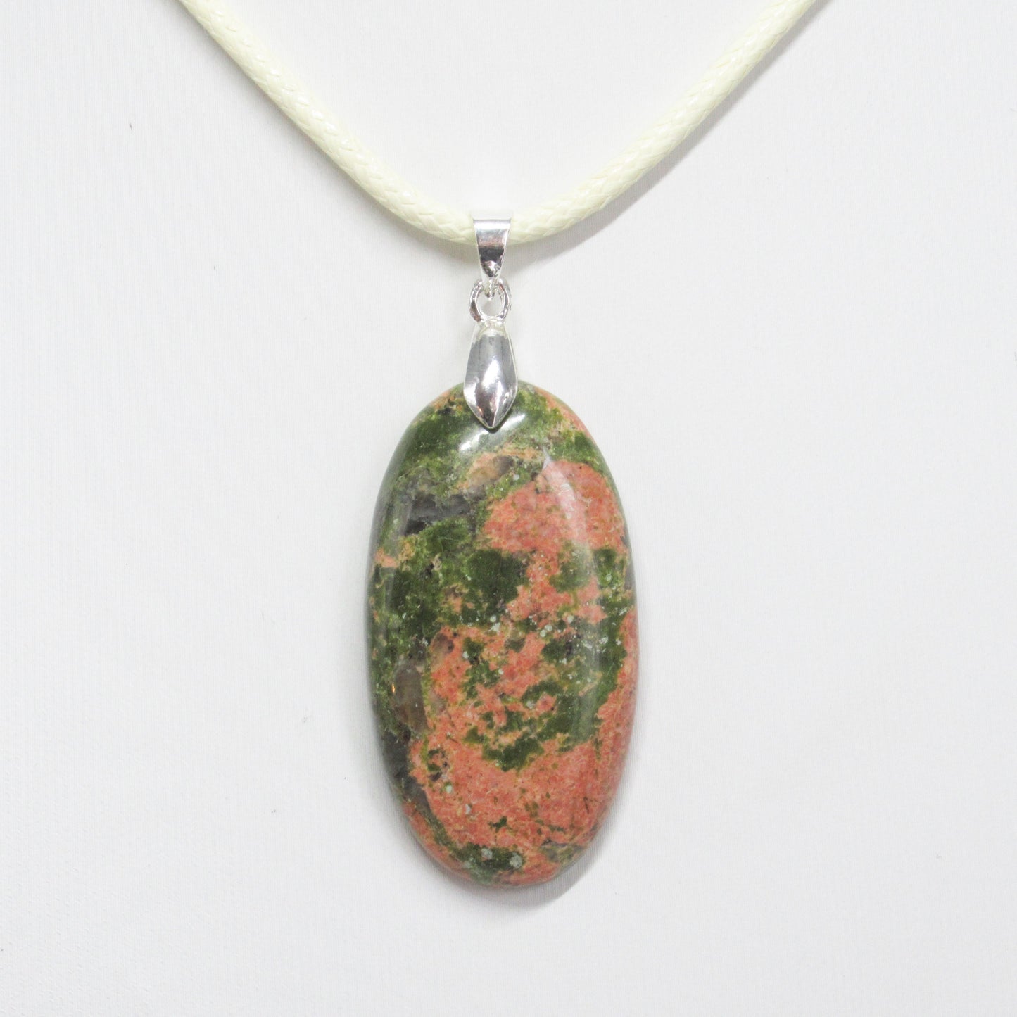 Pendentif Unakite en pierre naturelle