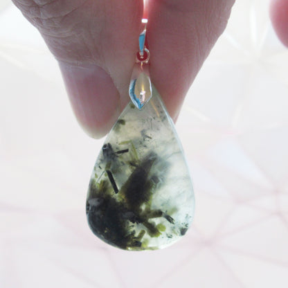 Pendentif Préhnite