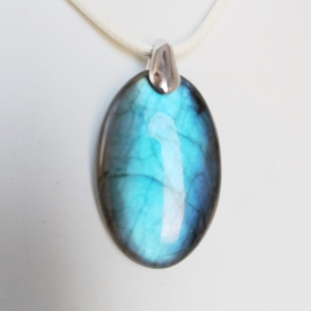 Pendentif en pierre naturelle - Labradorite