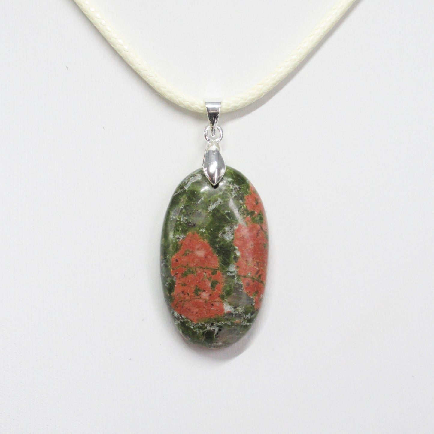 Pendentif Unakite en pierre naturelle