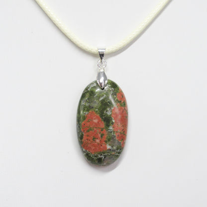 Pendentif Unakite en pierre naturelle