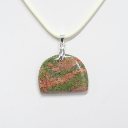 Pendentif Unakite en pierre naturelle