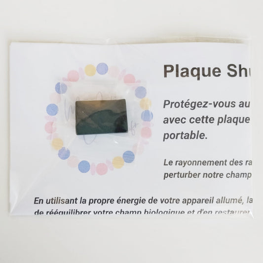 Plaque Shungite pour téléphone