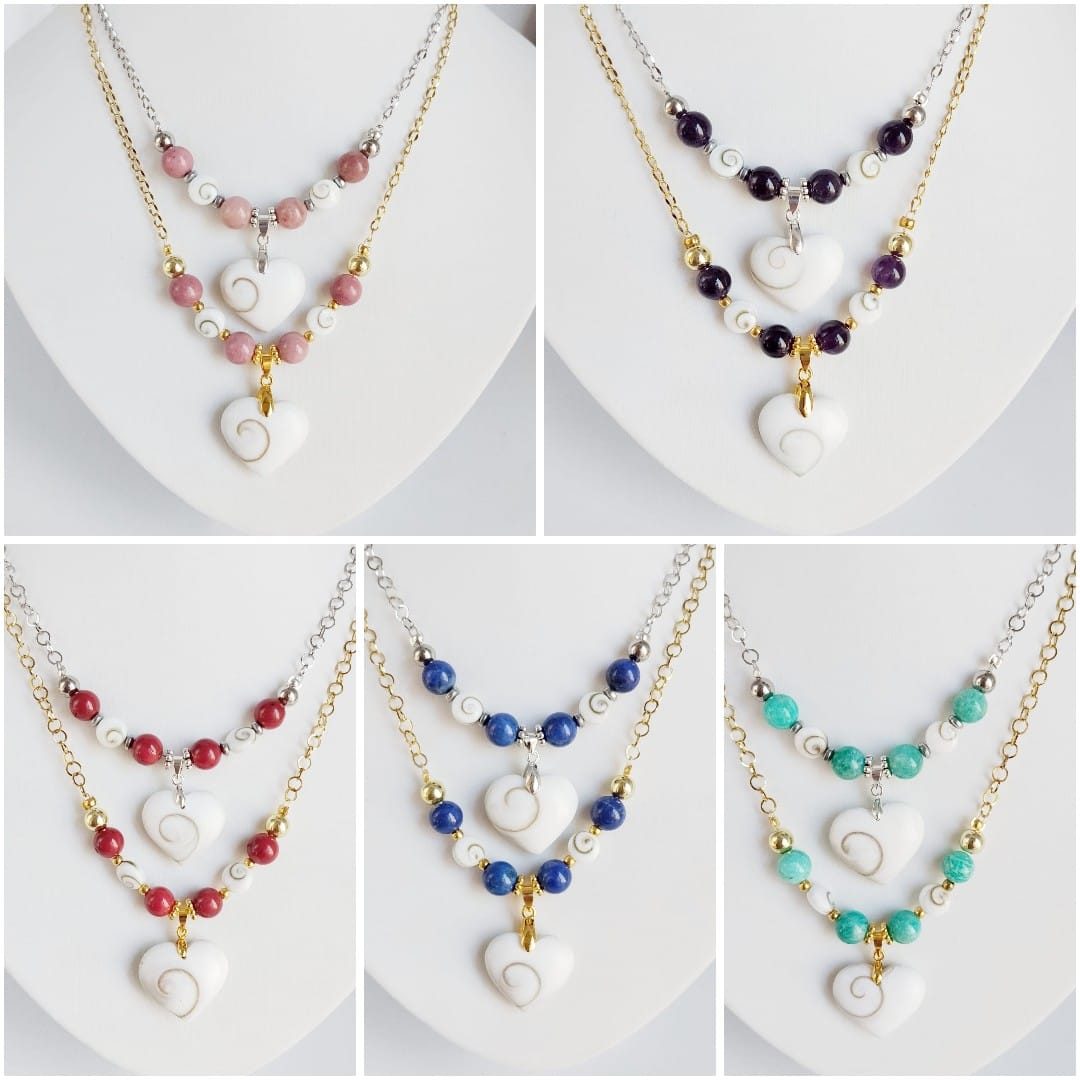 Collier en pierre naturelle - Oeil de Sainte Lucie - Edition limitée