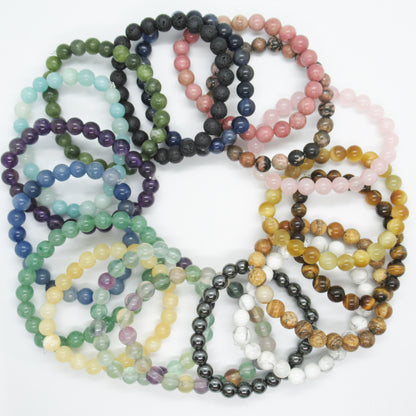 Bracelet chakra en perle de pierre naturelle - Minerals Store Design Bracelet chakra en perle de pierre naturelle - Minerals Store Design