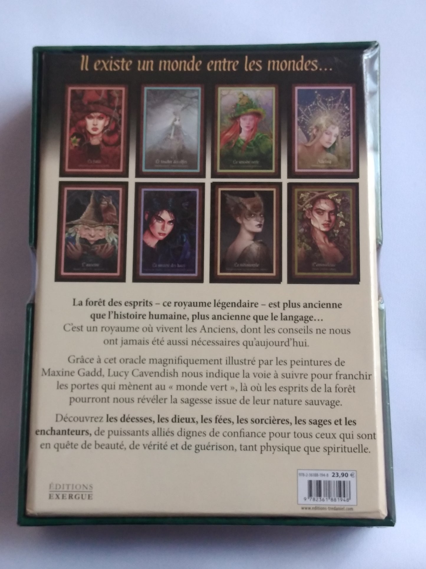 Monjolicaillou.fr - ORACLE - Les Esprits de la Forêt  https://monjolicaillou.fr/products/oracle-les-esprits-de-la-foret  Toni Carmine Salerno La forêt des esprits - ce royaume légendaire - est plus ancienne que l'histoire humaine, plus ancienne que le langage... 