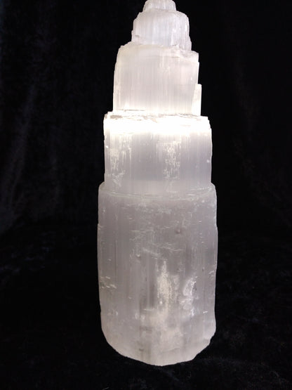 Lampe en Sélénite - 25 cm