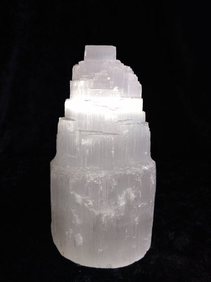 Lampe en Sélénite - 15 cm