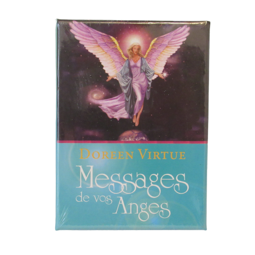 ORACLE - Messages de vos Anges  https://monjolicaillou.fr/products/oracle-messages-de-vos-anges  Doreen Virtue. Ce joli coffret contient 44 cartes magnifiquement illustrées : sur chacune d'elles, vous découvrirez un ange et son message. Grâce à eux, vous pourrez percevoir le véritable but