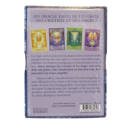 Monjolicaillou.fr - L'ORACLE des ANGES et des CRISTAUX  https://monjolicaillou.fr/products/loracle-des-anges-et-des-cristaux  Doreen Virtue Les anges sont de puissants messagers divins irradiant d'une énergie d'amour pur, alors que les cristaux intensifient naturellement les vibrations énergétiques d'une personne ou d'un lieu.