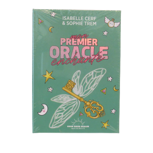 Mon Premier ORACLE Enchanté  https://monjolicaillou.fr/products/mon-premier-oracle-enchante  Isabelle Cerf & Sophie Trem Libère tes super-pouvoirs ! Ton premier oracle enchanté se compose de 42 cartes aux super-pouvoirs réparties en fonction de 6 thématiques que tu peux vivre au quotidien 