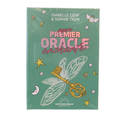 Mon Premier ORACLE Enchanté  https://monjolicaillou.fr/products/mon-premier-oracle-enchante  Isabelle Cerf & Sophie Trem Libère tes super-pouvoirs ! Ton premier oracle enchanté se compose de 42 cartes aux super-pouvoirs réparties en fonction de 6 thématiques que tu peux vivre au quotidien 