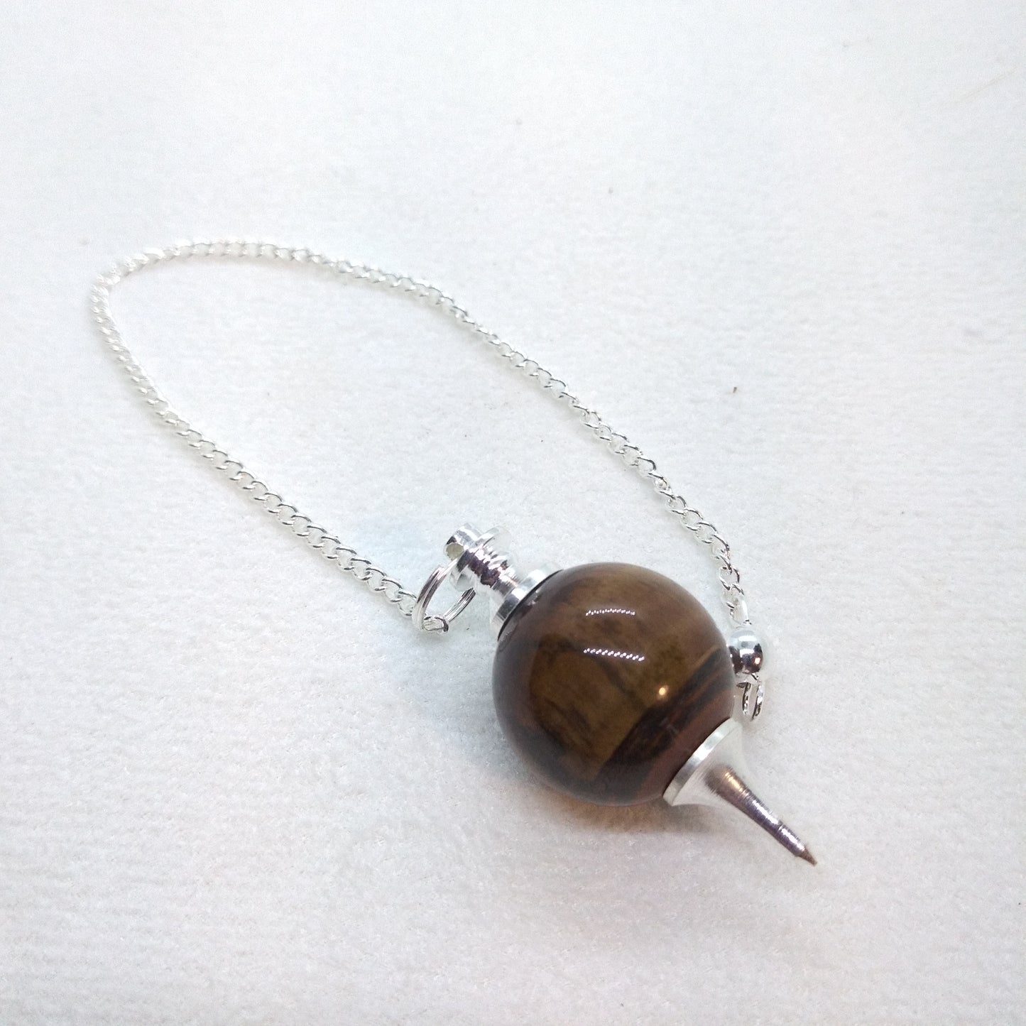 Pendule Boule Oeil de Tigre