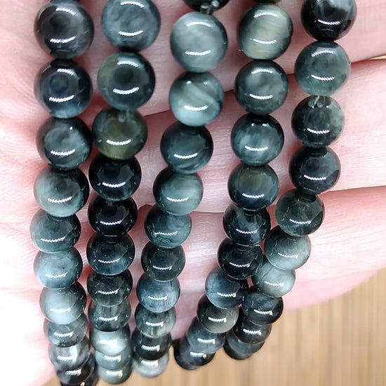 Bracelet Oeil de Chat Femme/Homme en pierres naturelles - 6 mm  https://monjolicaillou.fr/products/bracelet-oeil-de-chat-femme-homme-en-pierres-naturelles-6-mm